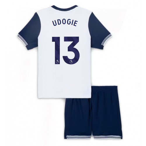 Fotbalové Dres Tottenham Hotspur Destiny Udogie #13 Dětské Domácí 2024-25 Krátký Rukáv (+ trenýrky)